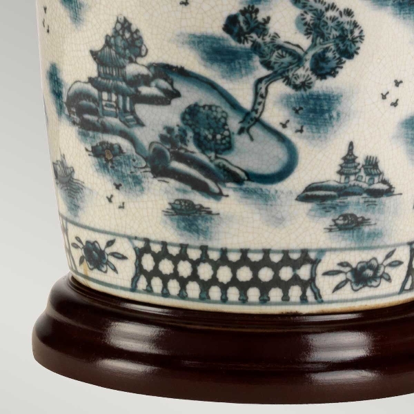 Tischleuchte Blue Traditional der Firma Elstead