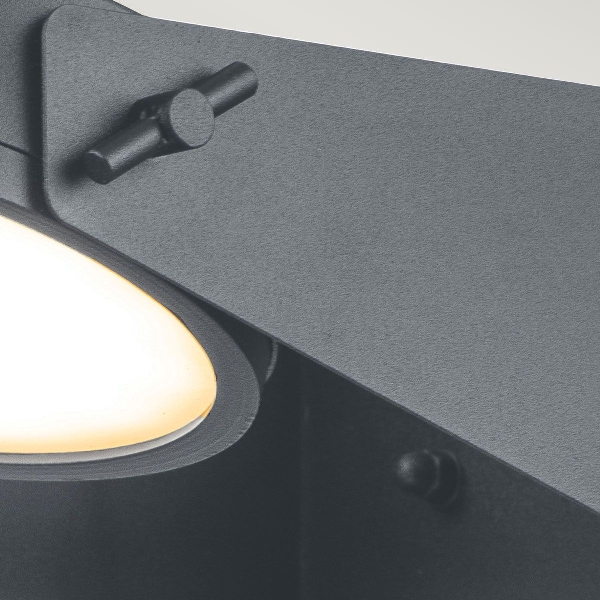 Zola LED-Wandlaterne - Grau der Firma Elstead
