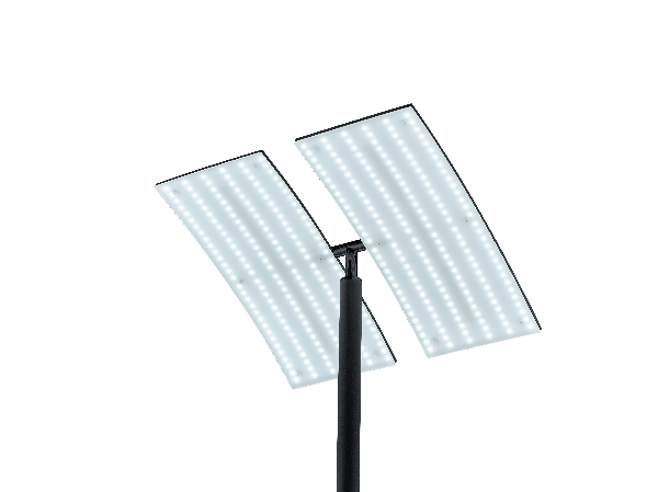 DUAL LED Stehleuchte / CCT-Dimmtechnik der Firma HELL Leuchten