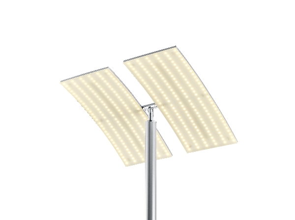 DUAL LED Stehleuchte / CCT-Dimmtechnik der Firma HELL Leuchten