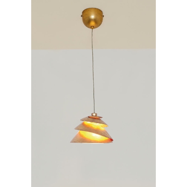 SNAIL Pendelleuchte mit Baldachin und Trafo der Firma Holländer Leuchten