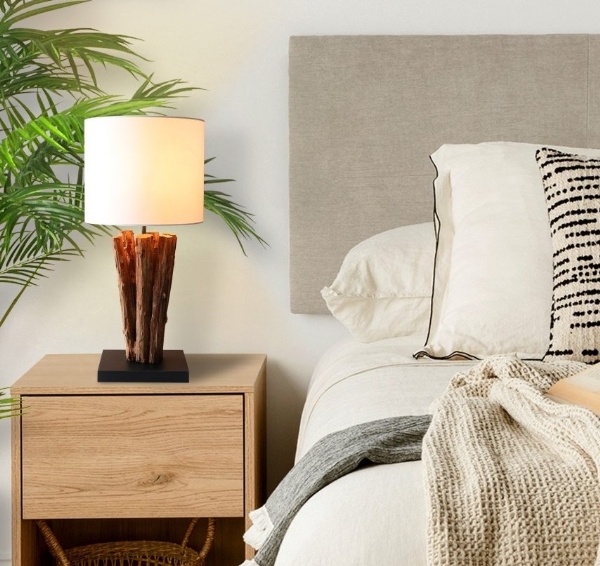 Tischleuchte Rough wood der Firma O'THENTIQUE by Asian Design House