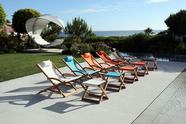 Strandliege Beacher der Firma Royal Botania