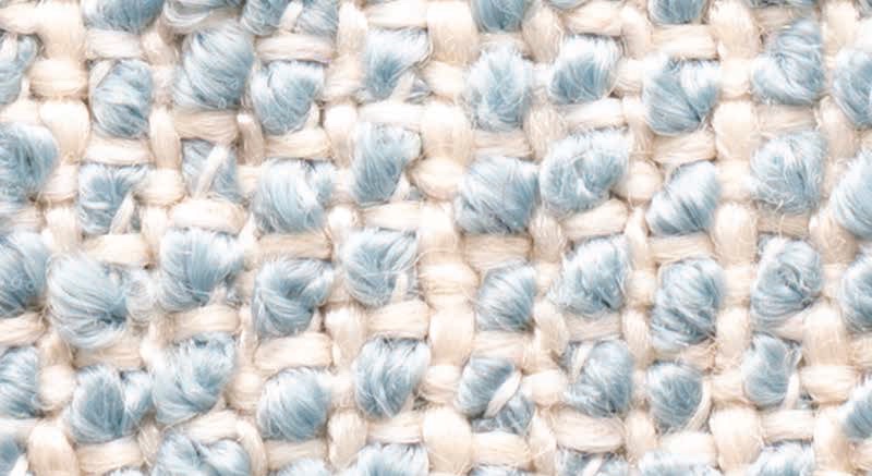 PILALR55TBOB Stuhlkissen Alura 55 BOUCLE BLUE der Firma Royal Botania