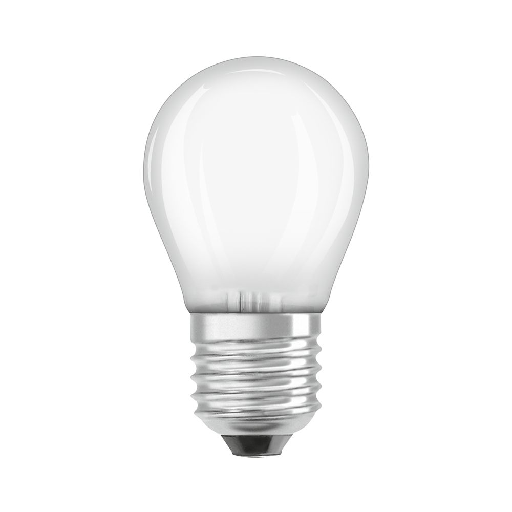 LED-Leuchtmittel von UNI-Elektro Ledvance Classic LED E27 Birne Fadenlampe Matt 4.8W 470lm - 827 Extra Warmweiß | Dimmbar - Ersatz für 40W LEDPCLP40D 5W/827 230VGLFR E27 10X1